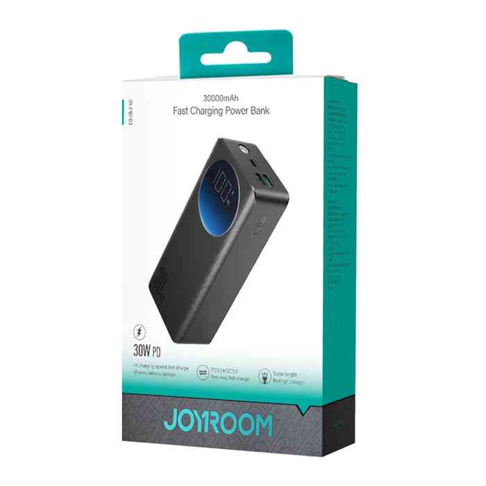 Joyroom JR-PBF02 20000mah Power Bank Digital Display PD 30W with Flashlight
